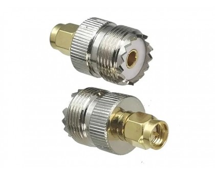 UHF-female - SMA-male, переходник