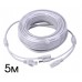 Удлинитель для IP камеры 5м (RJ45+питание 5.5мм)