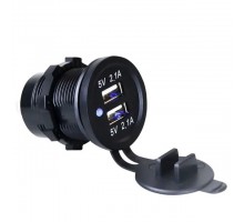 Модуль DC-DC пониж., встраиваемый, 12-24В / 2xUSB 5В 2.1А