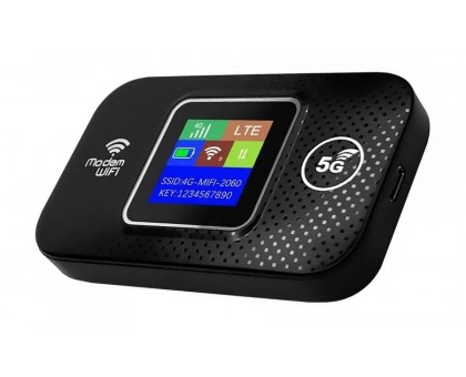 Портативный роутер 4G M9S-E / E5783 LCD чёрный, cat.4, Wi-Fi 2.4GHz, аккумулятор, дисплей