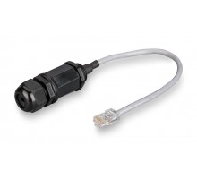Гермоввод сетевой RJ45 (8P8C) с кабелем 25 см