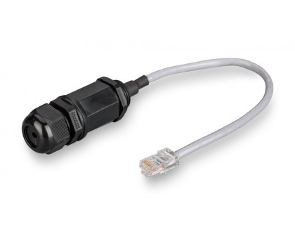 Гермоввод сетевой RJ45 (8P8C) с кабелем 25 см