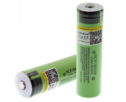 Аккумулятор Li-ion 18650 3400mAh, Liitokala NCR, для фонариков
