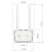 Роутер 4G Keenetic Runner 4G KN-2211, cat.4, 2xSMA-female, 4xLAN 100Mbit/s, Wi-Fi 2.4GHz