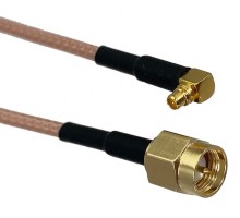 SMA-male - MMCX-male, пигтейл