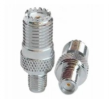 UHF-mini-female - SMA-female, переходник