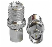UHF-mini-female - SMA-male, переходник