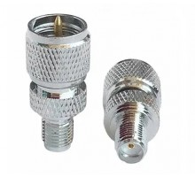 UHF-mini-male - SMA-female, переходник