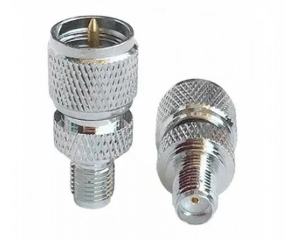 UHF-mini-male - SMA-female, переходник