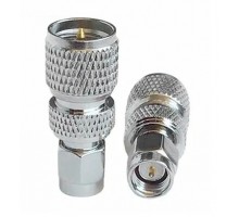 UHF-mini-male - SMA-male, переходник
