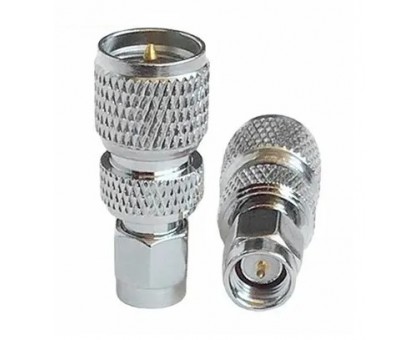 UHF-mini-male - SMA-male, переходник