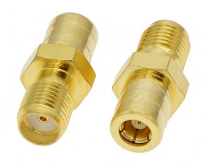 SMA-female - SMB-female, переходник