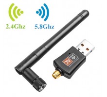 Адаптер Wi-Fi 2.4/5ГГц 600Мбит USB, Орбита OT-PCK25