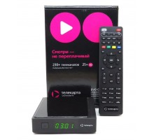 Медиаплеер Телекарта EVO Cardless, HDMI, 1xUSB