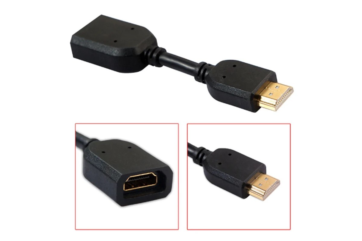 Переходник-удлинительHDMI(папа)-HDMI(мама)5см