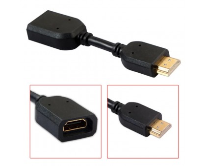 Переходник-удлинитель HDMI (папа) - HDMI (мама) 5см