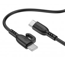 Кабель USB type-C - USB type-C 1м чёрный, 60W, BX91