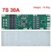 Плата защиты (BMS) для Li-ion, 7S / 29.4В / 30А, XR-7S-ZD-Vcx