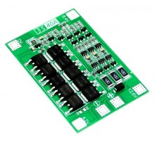 Плата защиты (BMS) для Li-ion, 3S / 12.6В / 40А