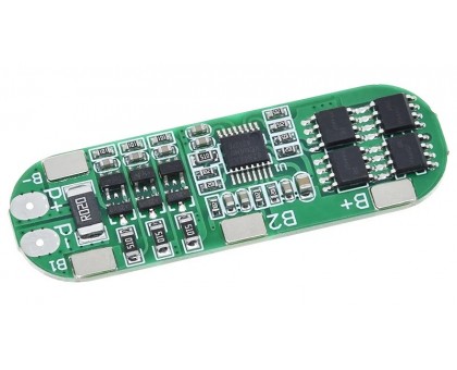 Плата защиты (BMS) для Li-ion, 3S / 12.6В / 10А, HX-3S-JHA10