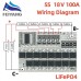 Плата защиты (BMS) для LiFePO4, 5S / 18В / 100А