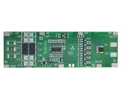 Плата защиты (BMS) для Li-ion, 7S / 29.4В / 10А, XR-7S-ZD-Vcx