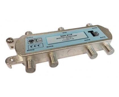 Делитель на 6 "SAH 611F", эфир, 5-1000MHz