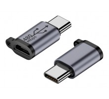 Переходник microUSB (гнездо) - USB type-C (штекер)