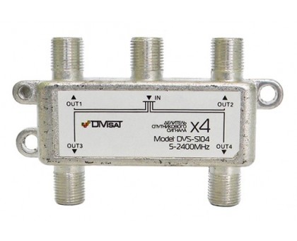 Делитель на 4 "DiViSAT", спутник/эфир, 5-2400MHz