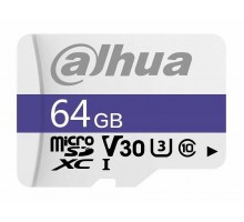 Карта памяти MicroSD 64 Гб DAHUA C100 V30