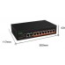 Коммутатор TXE188 (8 POE + 2 LAN)