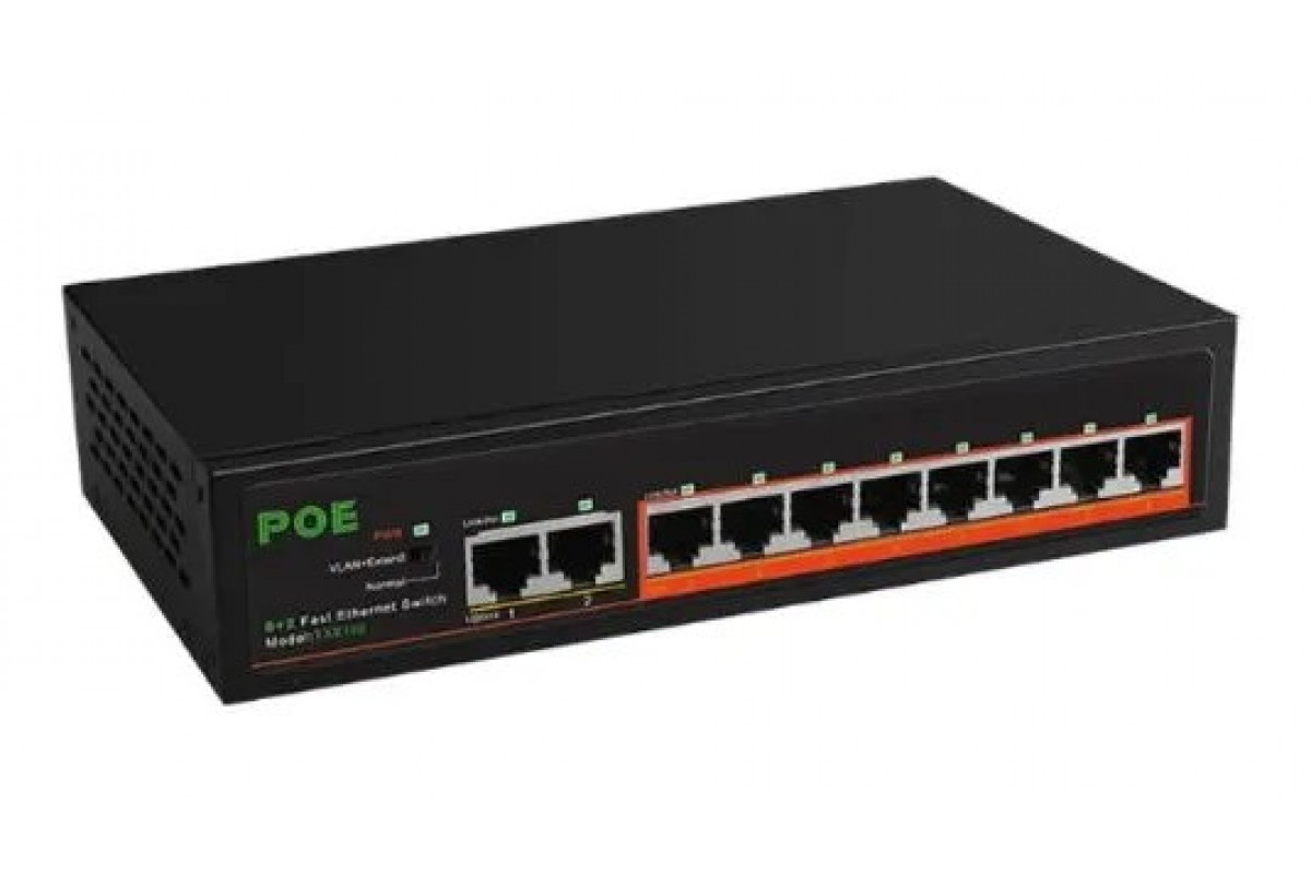 КоммутаторTXE188(8POE+2LAN)