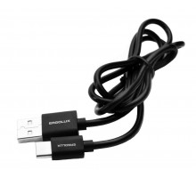 Кабель USB - USB type-C 1м чёрный, 2A, 15089