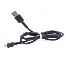 Кабель USB - USB type-C 1м чёрный, 3A, OT-SMT27