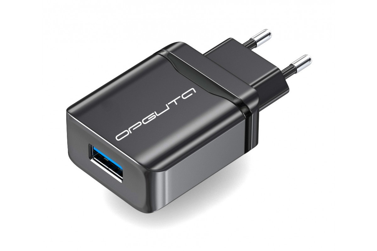 СетевоезарядноеустройствоОрбитаOT-APU30,USB,QC3.0,3.5A,чёрный