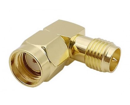RP-SMA-male - RP-SMA-female угловой, переходник