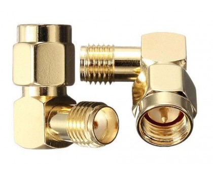 SMA-male - SMA-female угловой, переходник