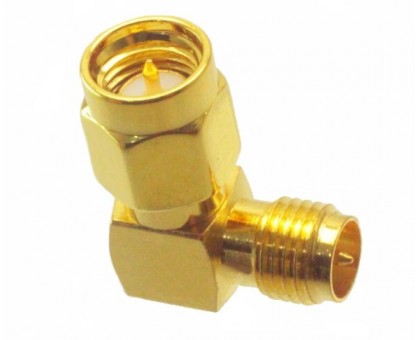 SMA-male - RP-SMA-female угловой, переходник