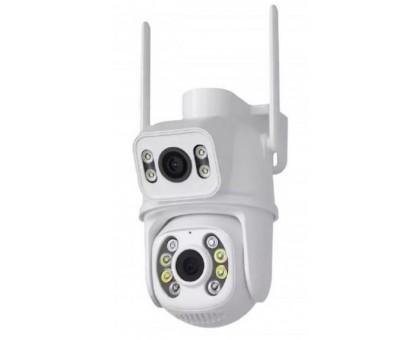 Камера Wi-Fi X6E-WEQ (ICSee/XMEye), 3Мп+3Мп, уличная, 1 поворотная