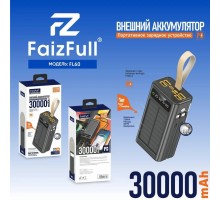 Портативный аккумулятор FaizFull FL60 30000мАч чёрный