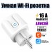Умная розетка Орбита OT-HOS07 (1 гнездо, 16А, Wi-Fi)