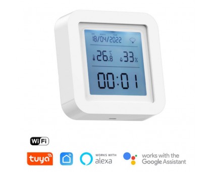 Умный термометр-гигрометр Орбита OT-HOS21 (Wi-Fi, 3*ААА)