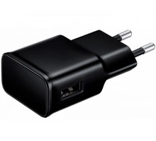 Сетевое зарядное устройство, чёрный, USB 5В 2А