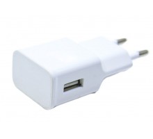 Сетевое зарядное устройство, белый, USB 5В 2А