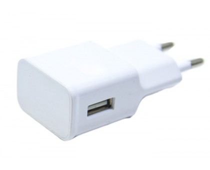 Сетевое зарядное устройство, белый, USB 5В 2А