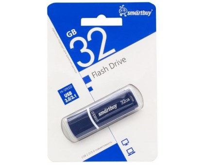 Флэшка 32Gb USB 3.0 Smartbuy Crown blue