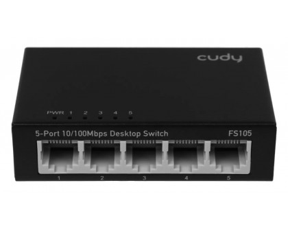 Коммутатор Cudy FS105, 5 портов, 100Мбит/с