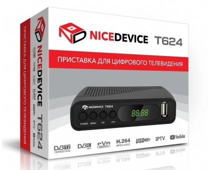 Приставка IPTV NiceDevice T624