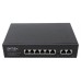 Коммутатор POE DPTEK DK100-6FP2F (6 POE + 2 LAN)
